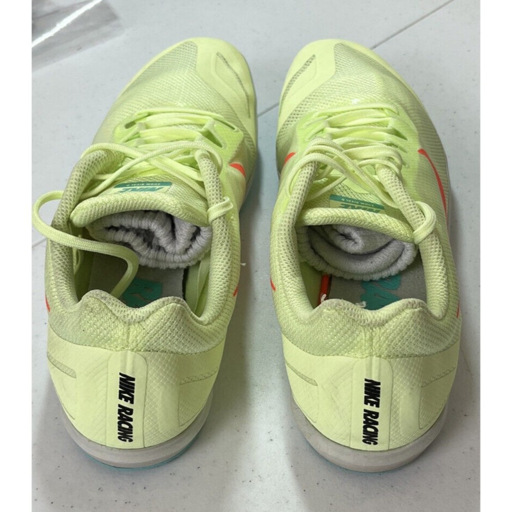 Nike Mens Size 10.5 Zoom Rival D Mens Running Cleats Shoes Green 907566-700 - Picture 3 of 10